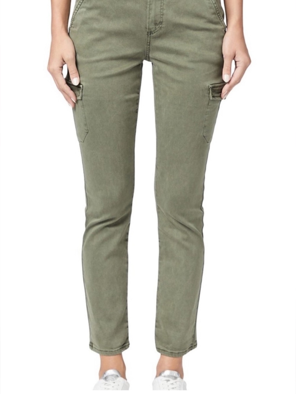 Paige Women’s Olive Cargo Skinny Jeans